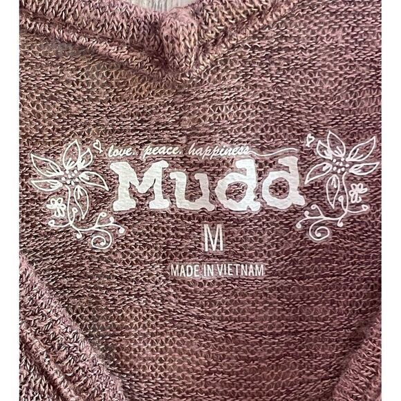 𝅺Mudd Mauve Pink Knit Tank Top Size Medium - Picture 4 of 6